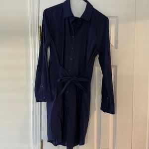 Navy Untuckit dress